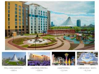 Апартаменты Nur-Sultan RAISSON APARTMENTS 86 Нур-Султан Апартаменты с 1 спальней-2